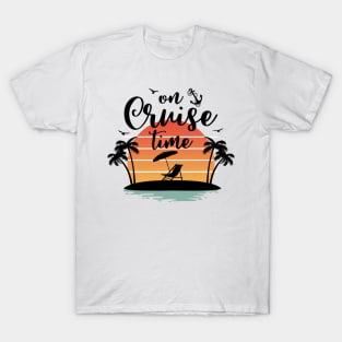 On Cruise Time Vacation Summer T-Shirt